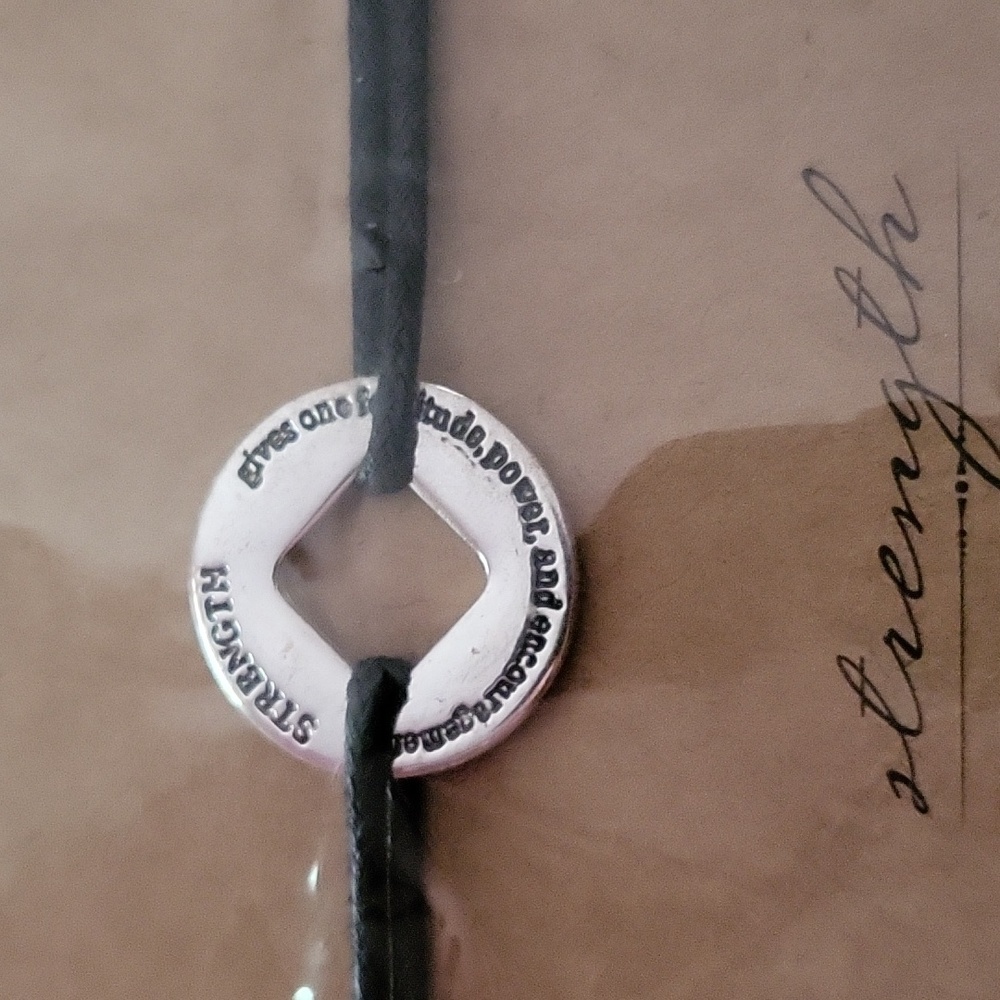 Tokens of strength bracelet